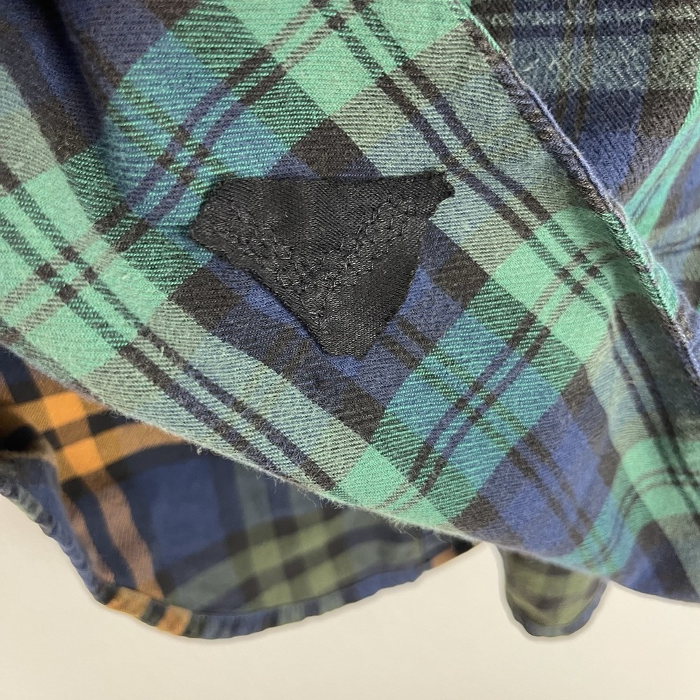 Vintage Embroidered Plaid Flannel Shirt - Picture 11 of 13